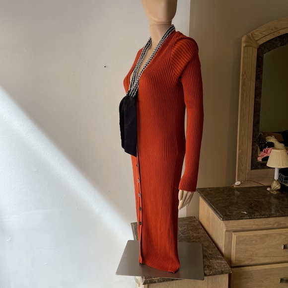 Long stretch long sleeve coat size M - Picture 7 of 8